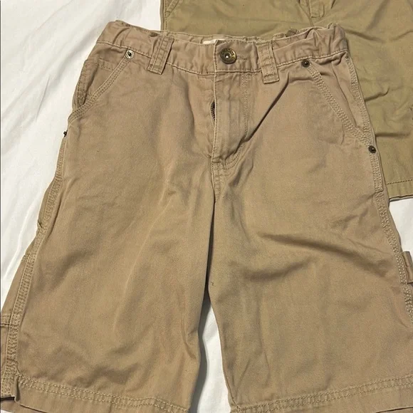 Boys size 8 Tan Cargo Shorts Trio children’s place and Cherokee - Picture 6 of 8